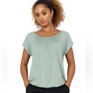 NWT Soya Concept Marica Top in Green Mist Color